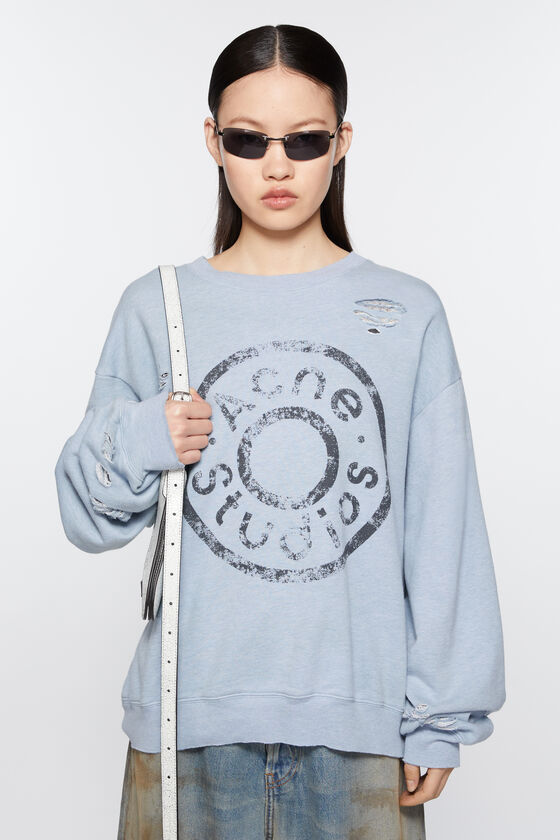 (image for) Timeless Sweater logo print distressed